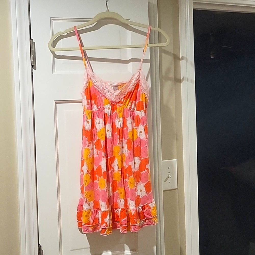 Victorias secret floral pajama dress